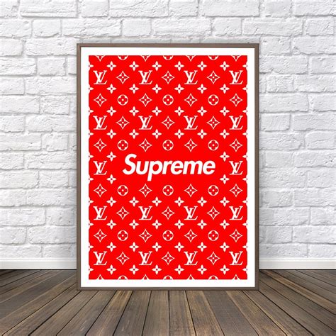 supreme lv poster|supreme shoes louis vuitton.